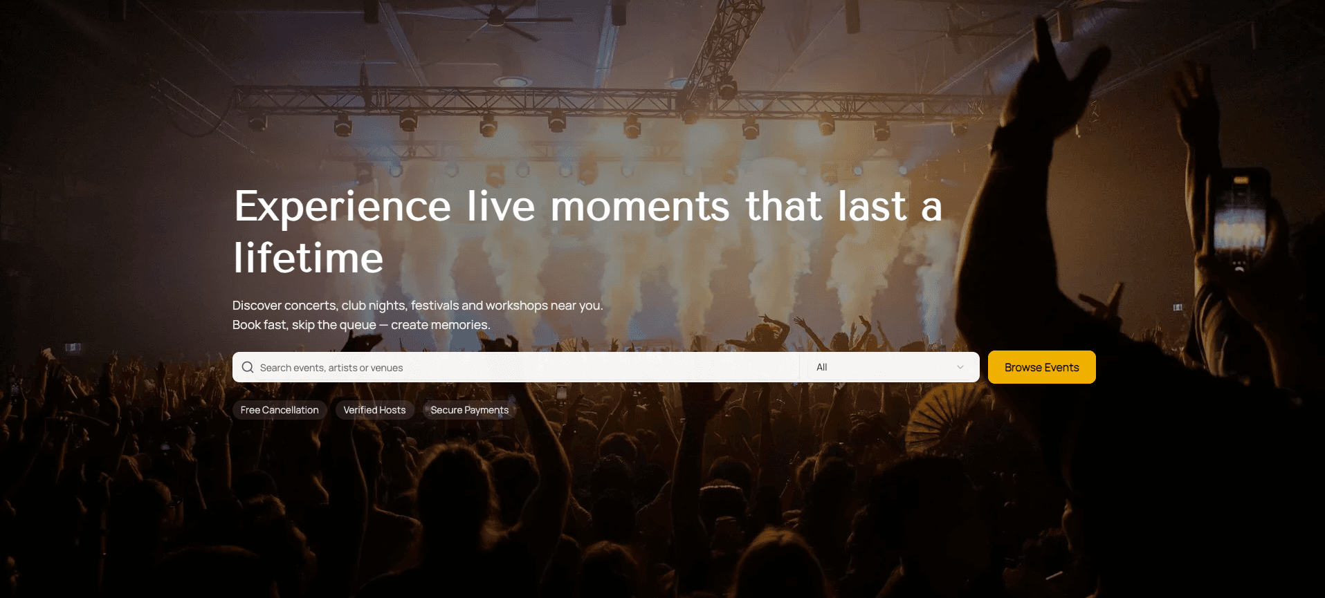 SeatSnap - Full Stack Ticketing Platform